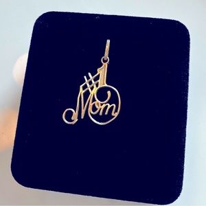 14k Gold #1 MOM Pendant